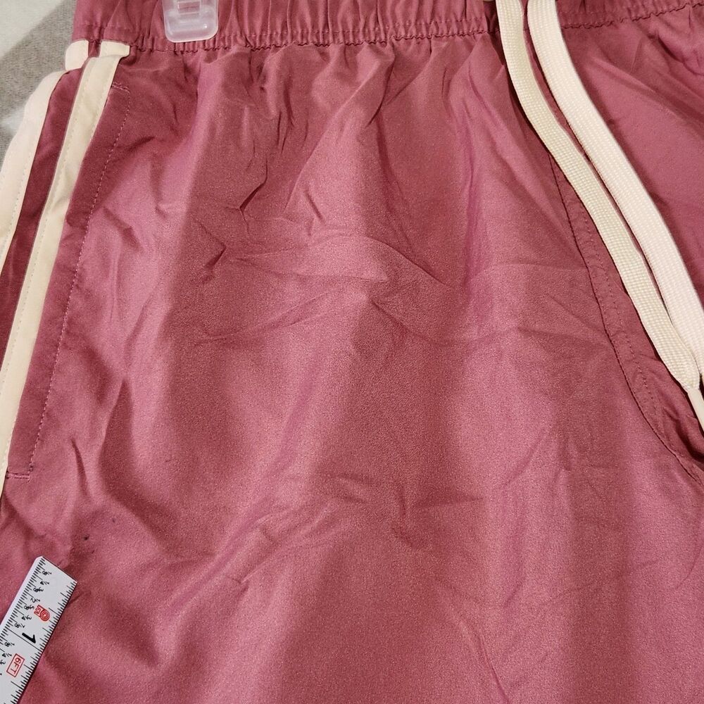 Adidas Swim Shorts Size Small Dust Pink Color Elastic Waist With Pockets - Picture 4 of 16